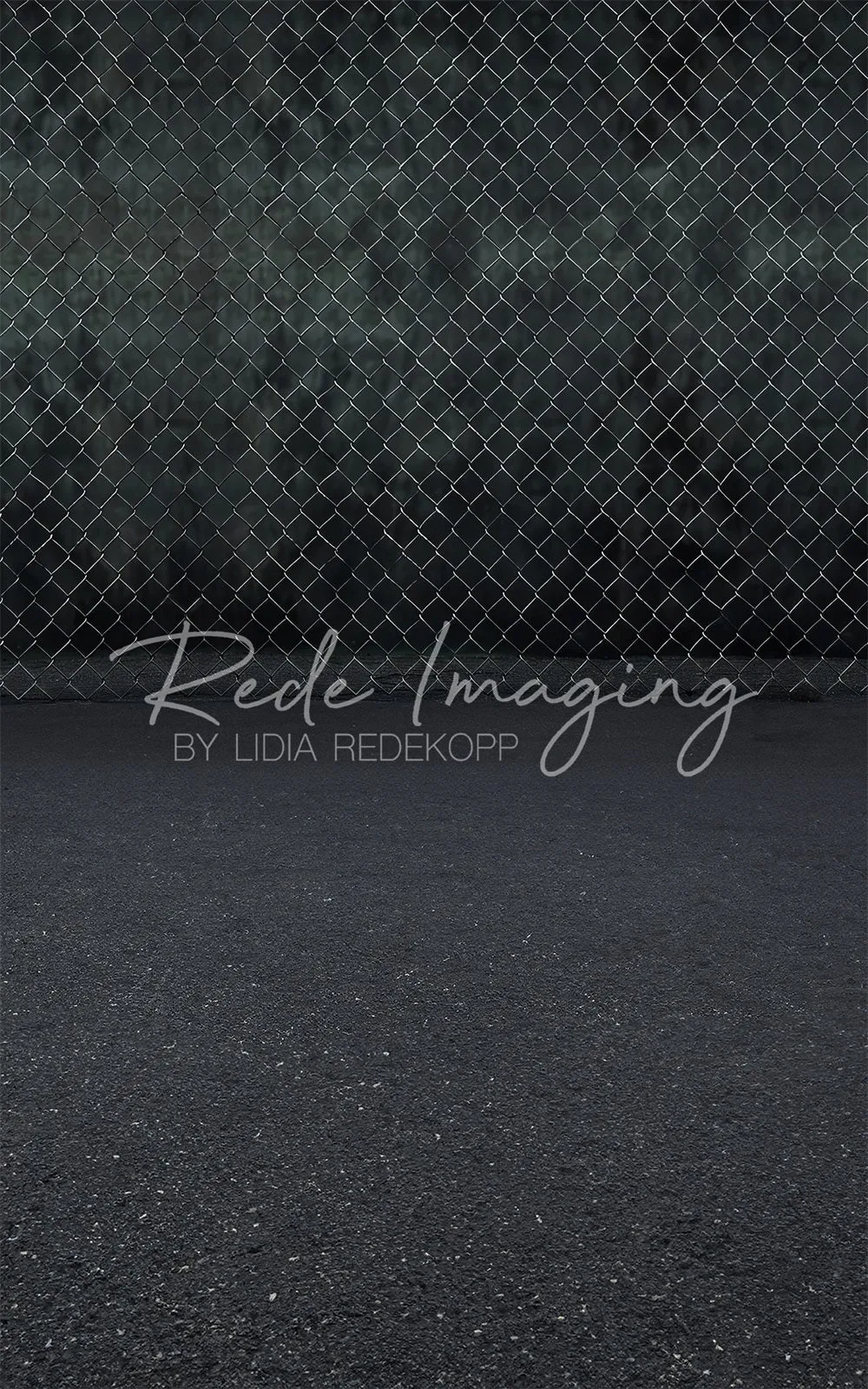 Kate Sweep Retro Black Solid Wire Fence Backdrop Designed by Lidia Redekopp