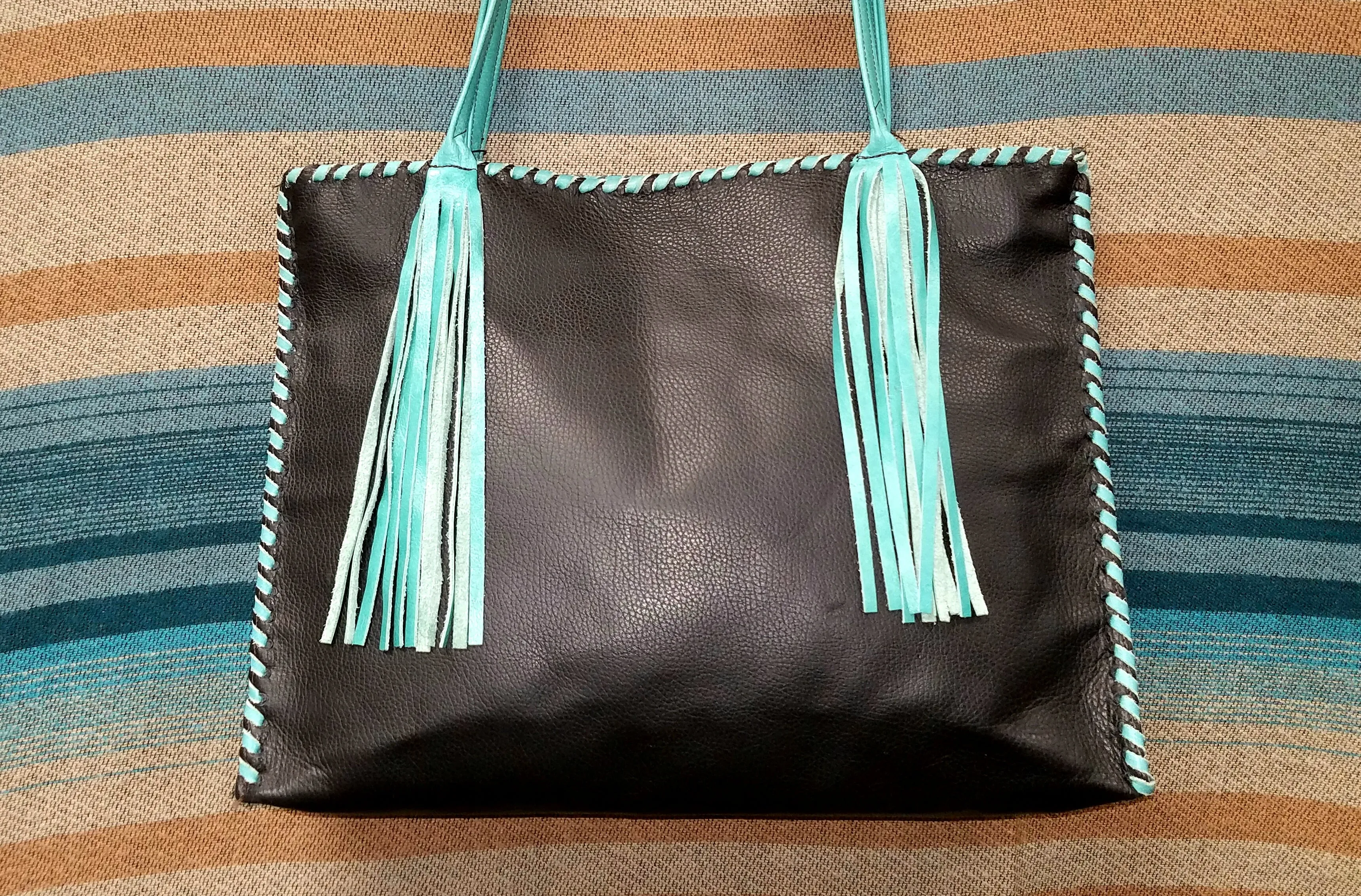 KurtMen Turquoise Cross Purse