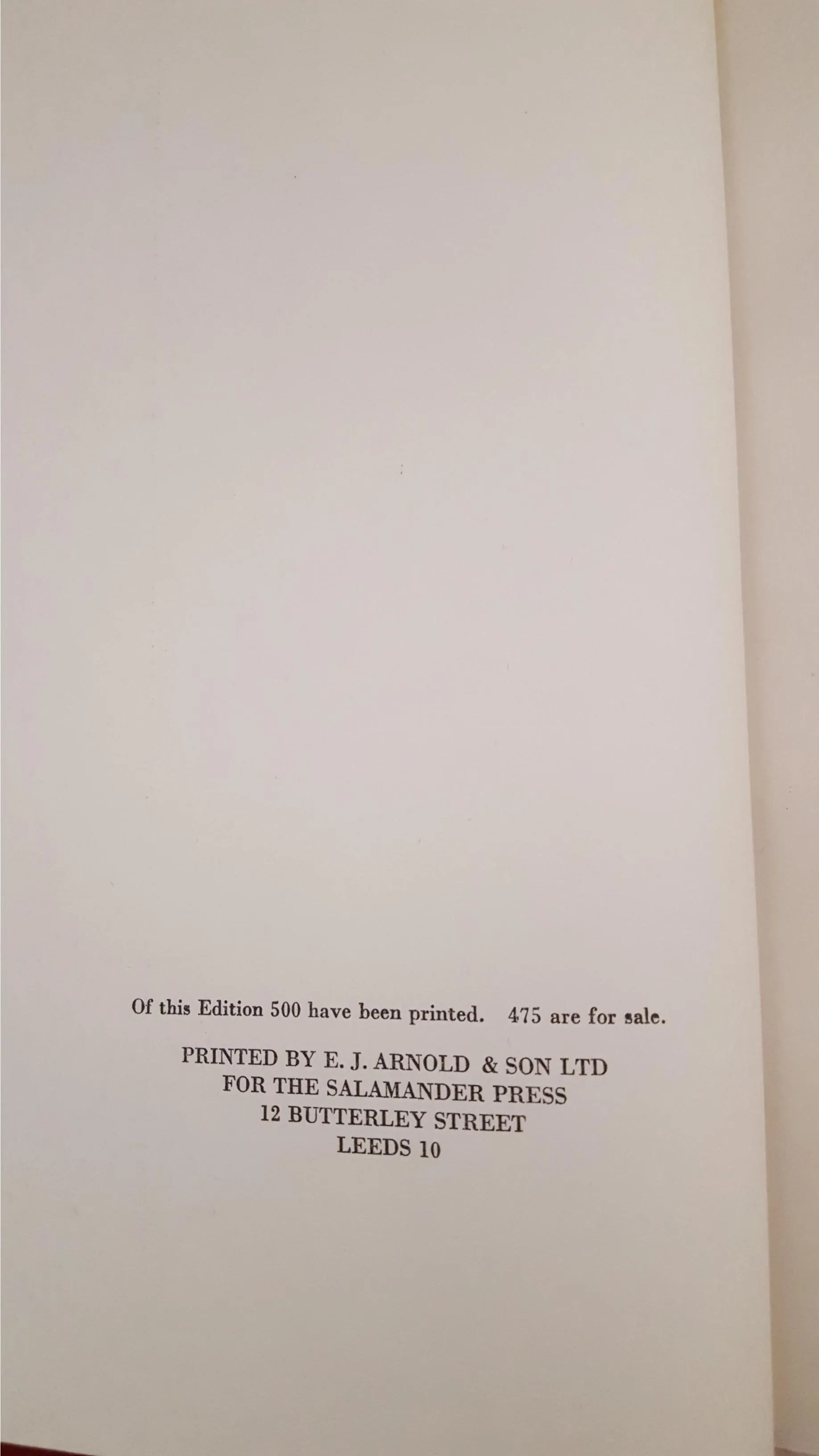 L A G Strong - The Doll, Salamander Press, 1946,Signed, Inscribed, Limited