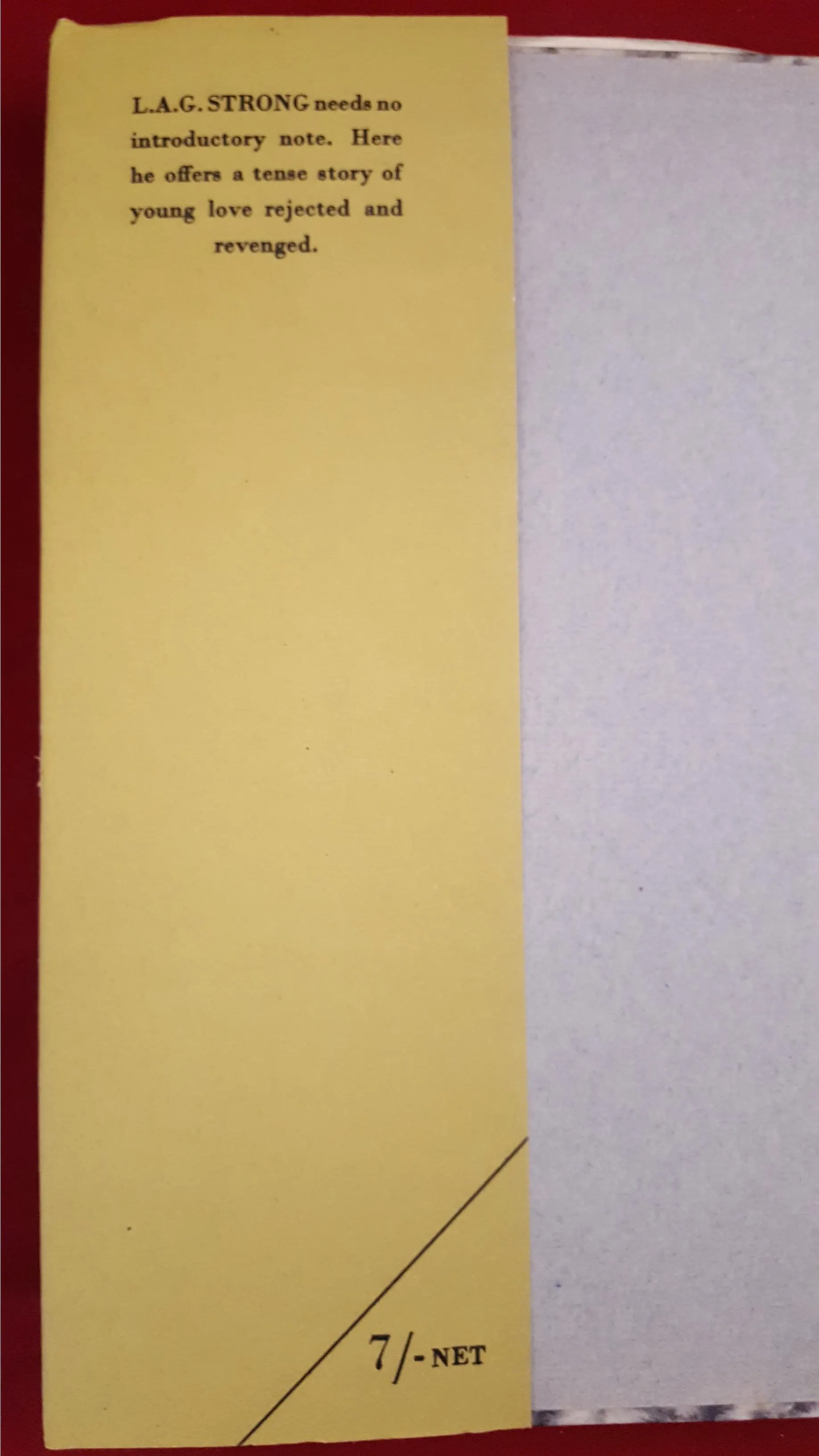 L A G Strong - The Doll, Salamander Press, 1946,Signed, Inscribed, Limited