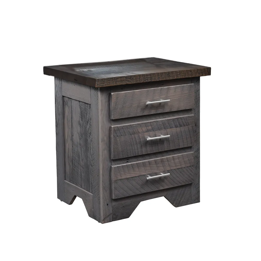 Lander Rustic Farmhouse Nightstand