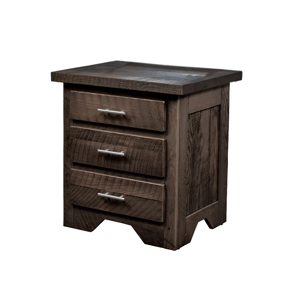 Lander Rustic Farmhouse Nightstand