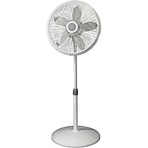 Lasko 18 Pedestal Fan White
