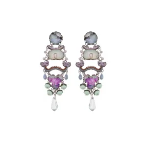 Lavender Fields Post Earrings