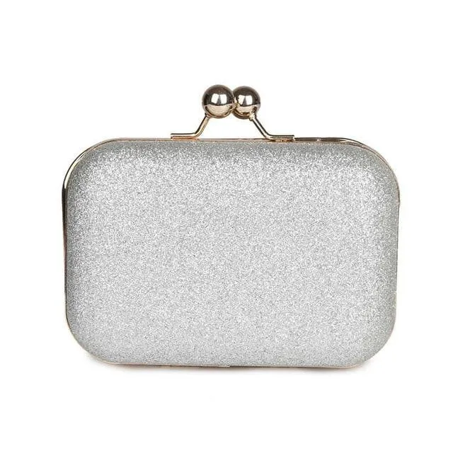 Leather Evening Bags Candy Color Plaid Clutches