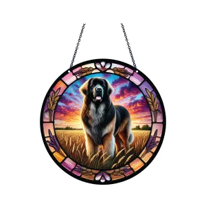 Leonberger Acrylic Suncatcher #SC517 by d'ears