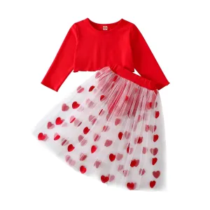Love-bug Top & Skirt Set