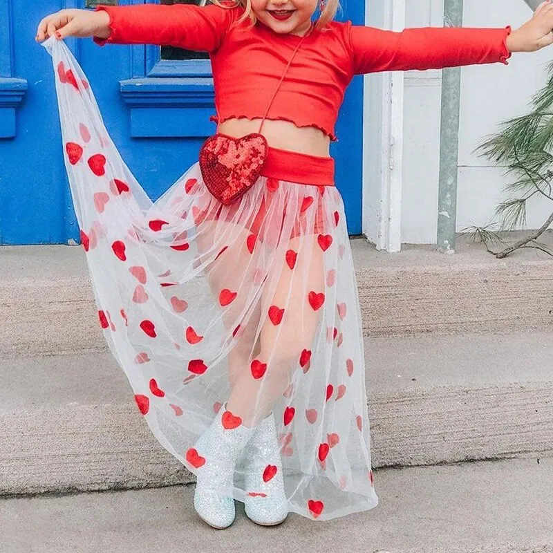 Love-bug Top & Skirt Set
