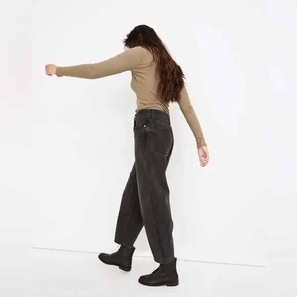 Madewell Balloon Jeans in Noll Wash