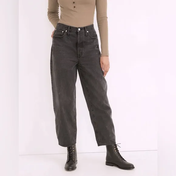 Madewell Balloon Jeans in Noll Wash