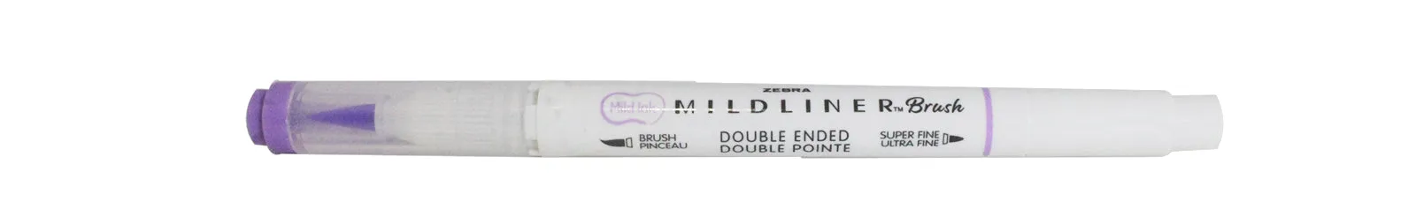 Marcador 2 Pontas Brush Pen Cool   Refined Violeta Zebra