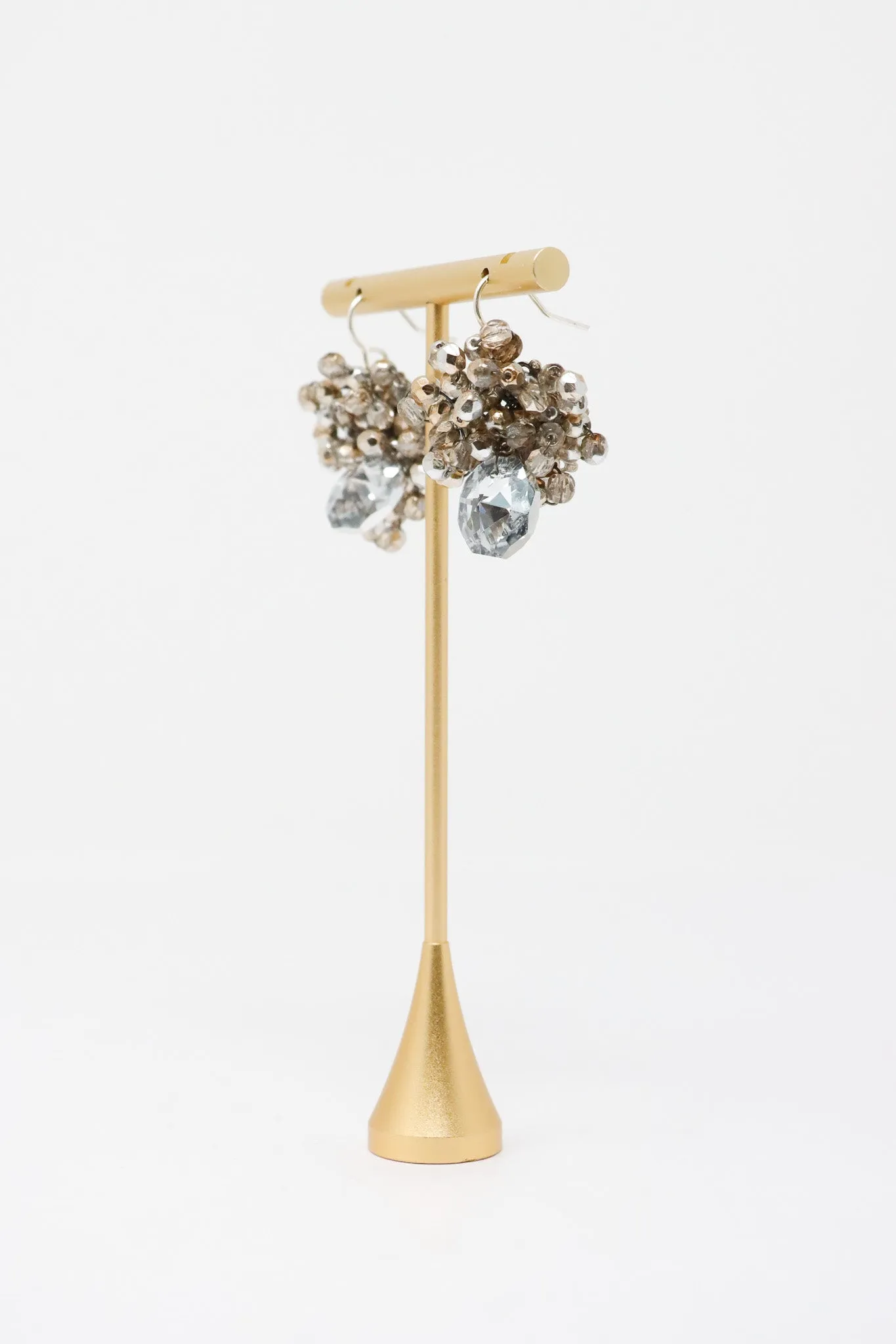 maria calderara Crystal Bunch Earrings (2 Colors)