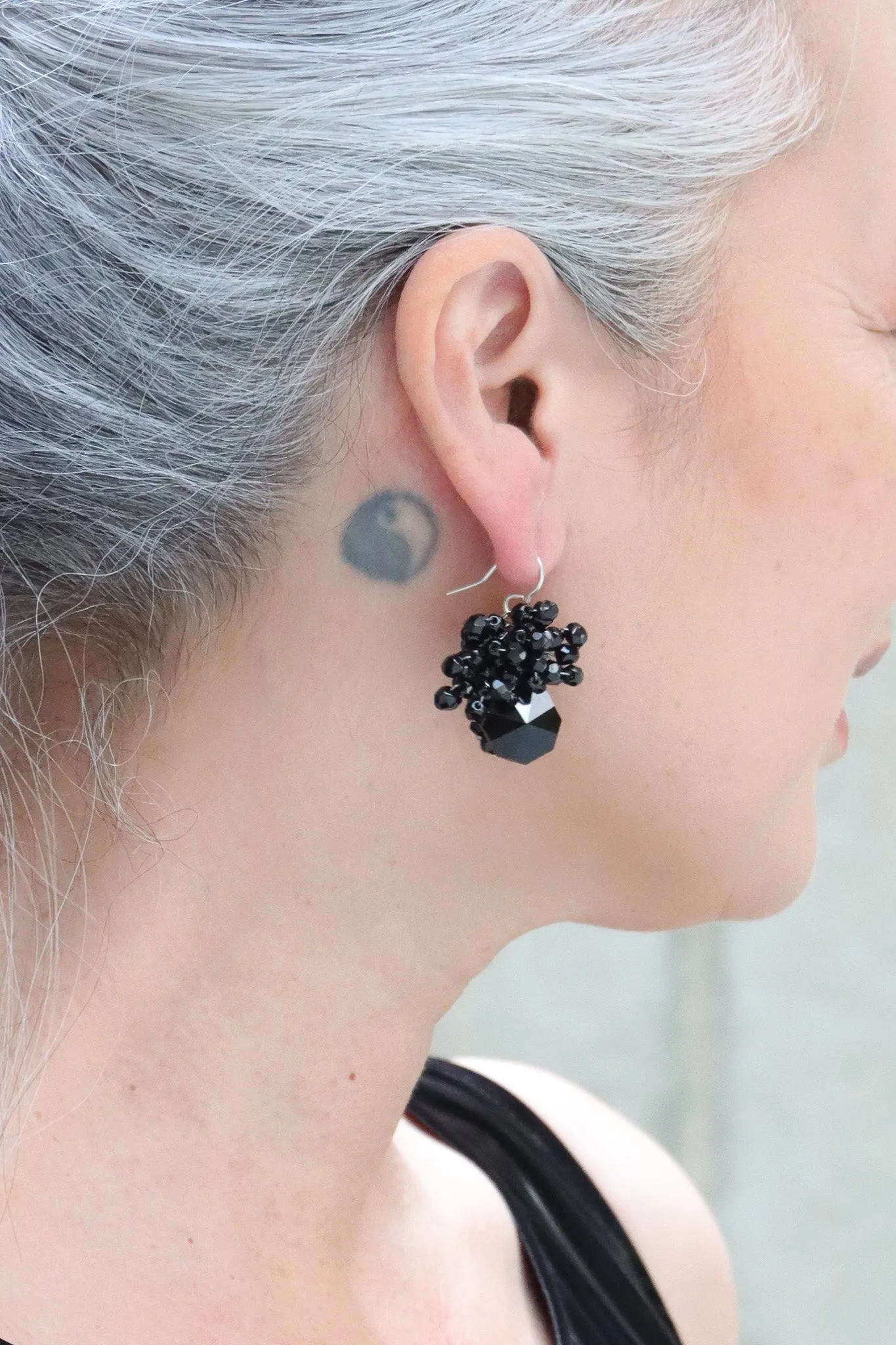 maria calderara Crystal Bunch Earrings (2 Colors)