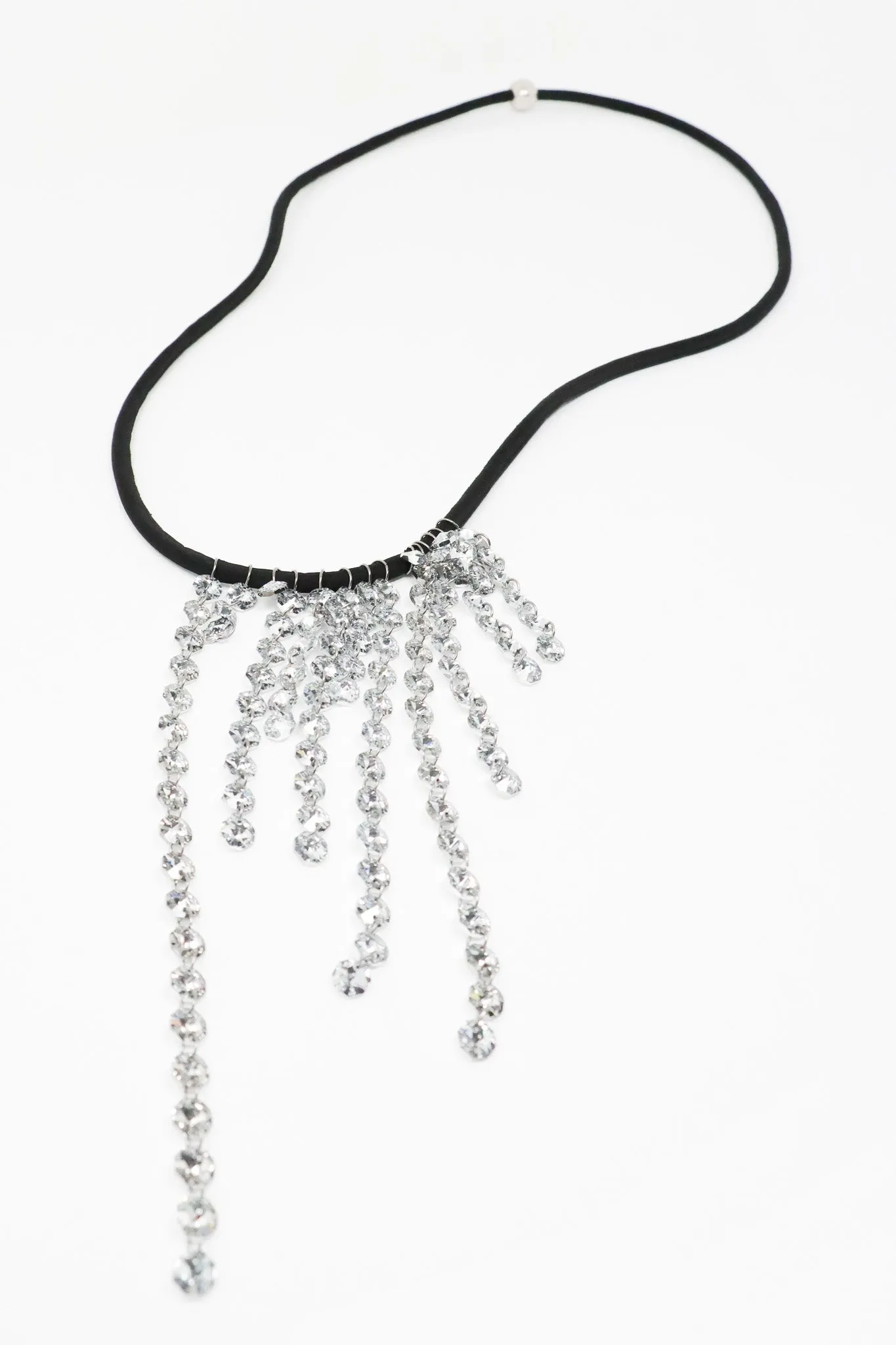 maria calderara Dangle Crystal Necklace