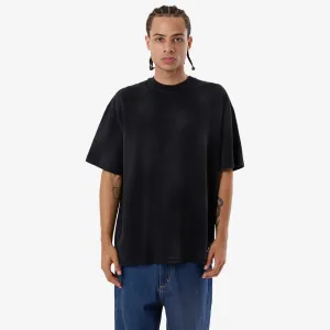 Men's Cortex Worn Box Fit Oversize Tee - Faded Black