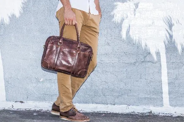 Men's Leather Sleek Brief