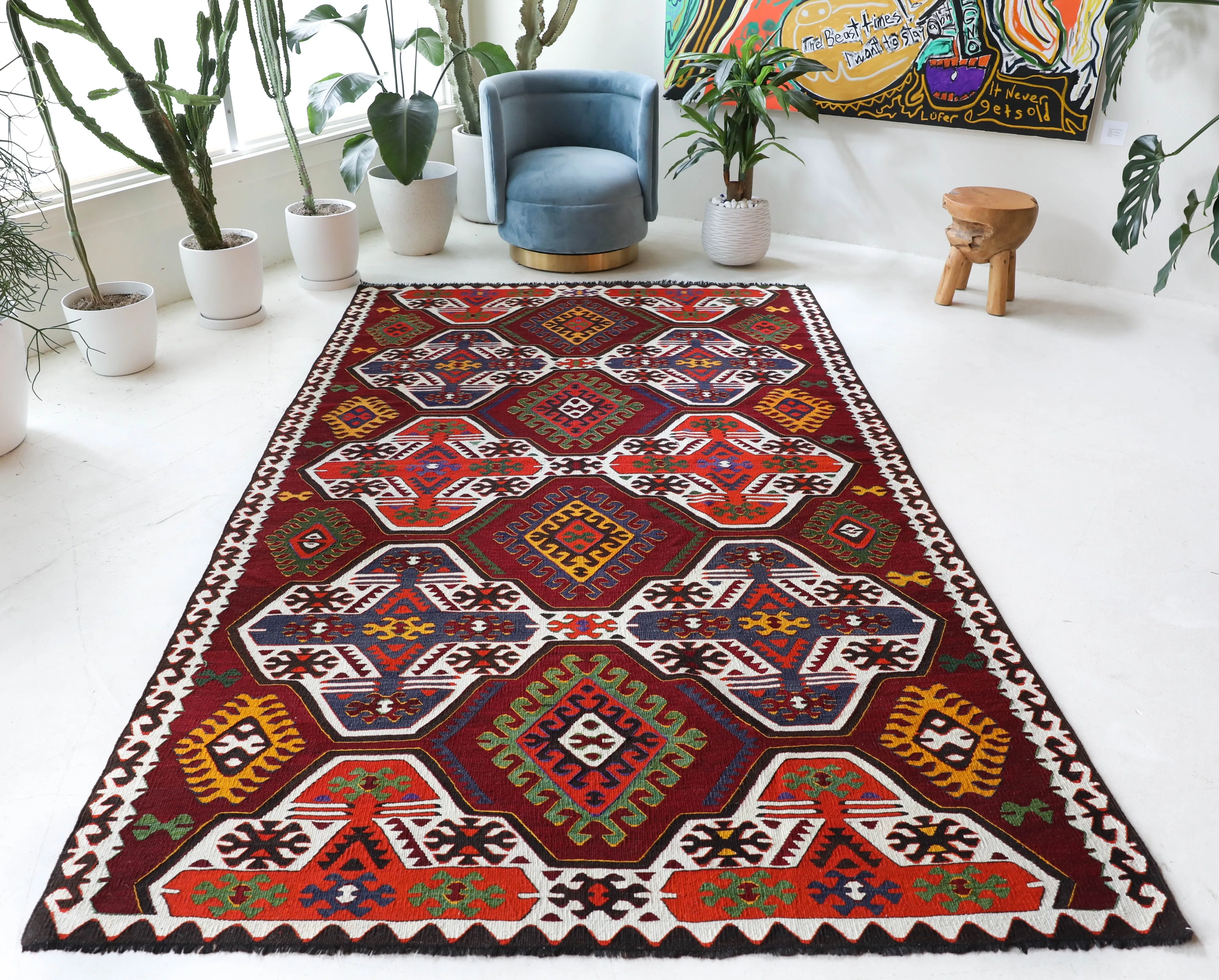 Mersin Mut Kilim Rug 6'x10'4"