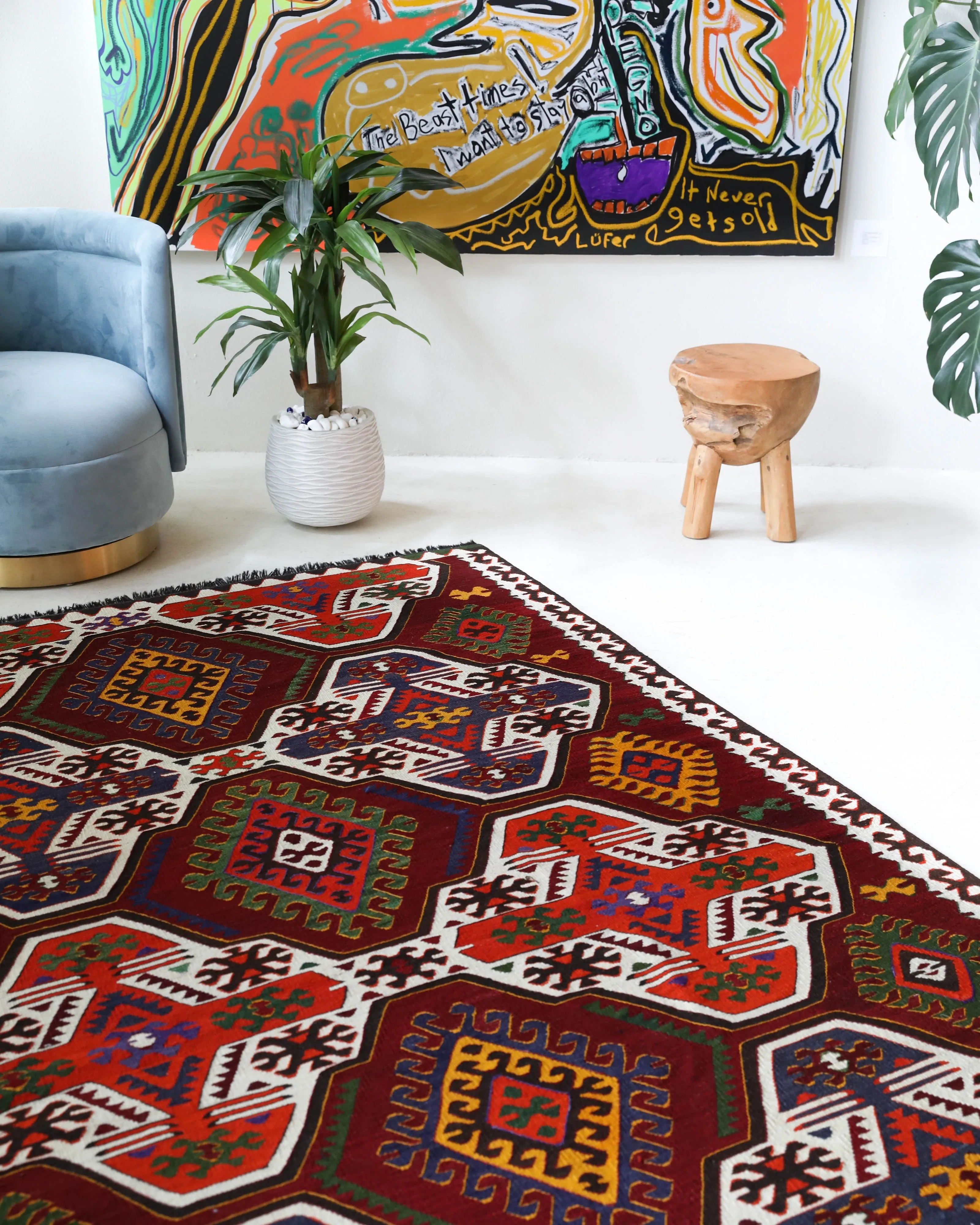 Mersin Mut Kilim Rug 6'x10'4"