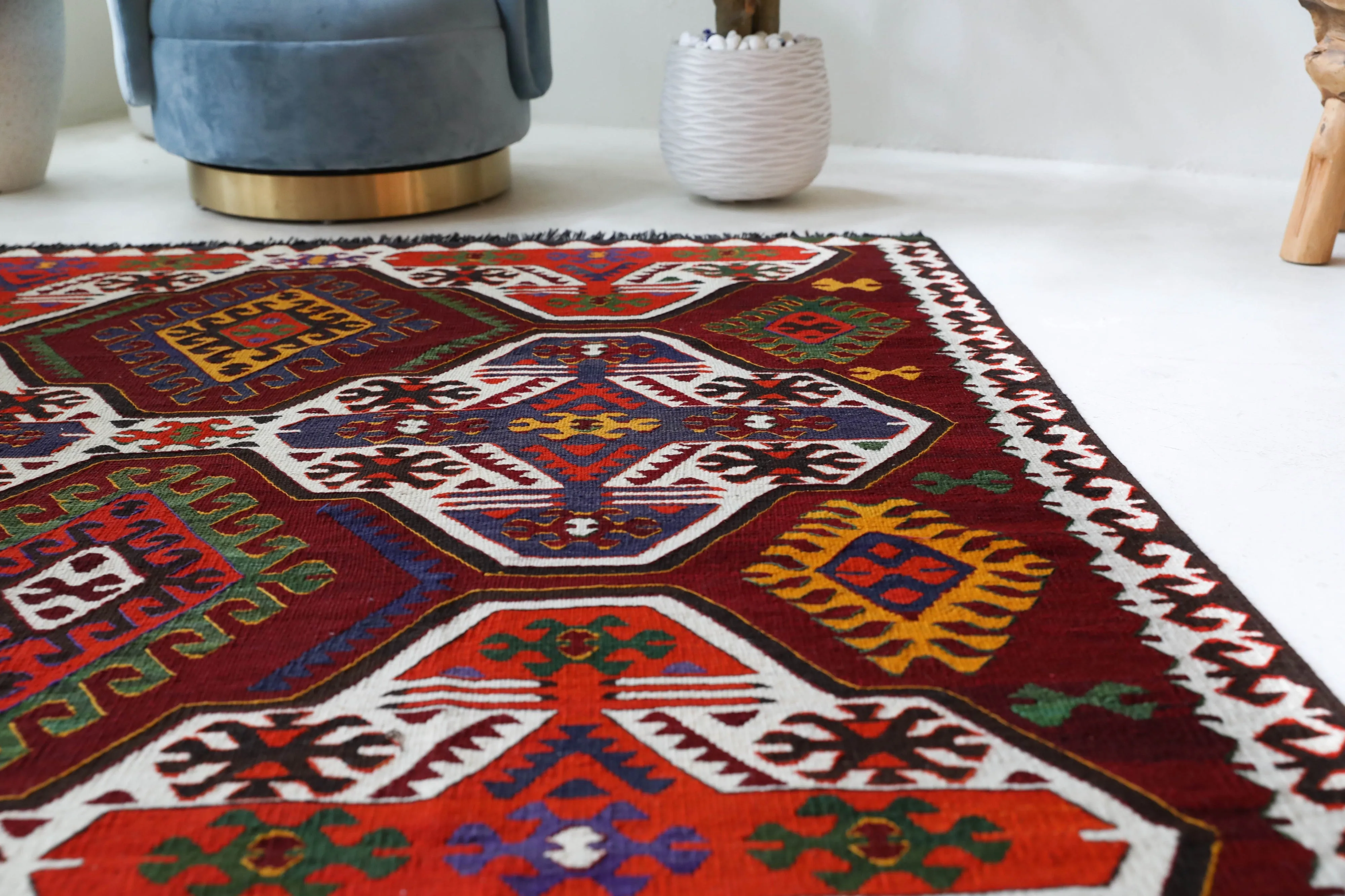 Mersin Mut Kilim Rug 6'x10'4"