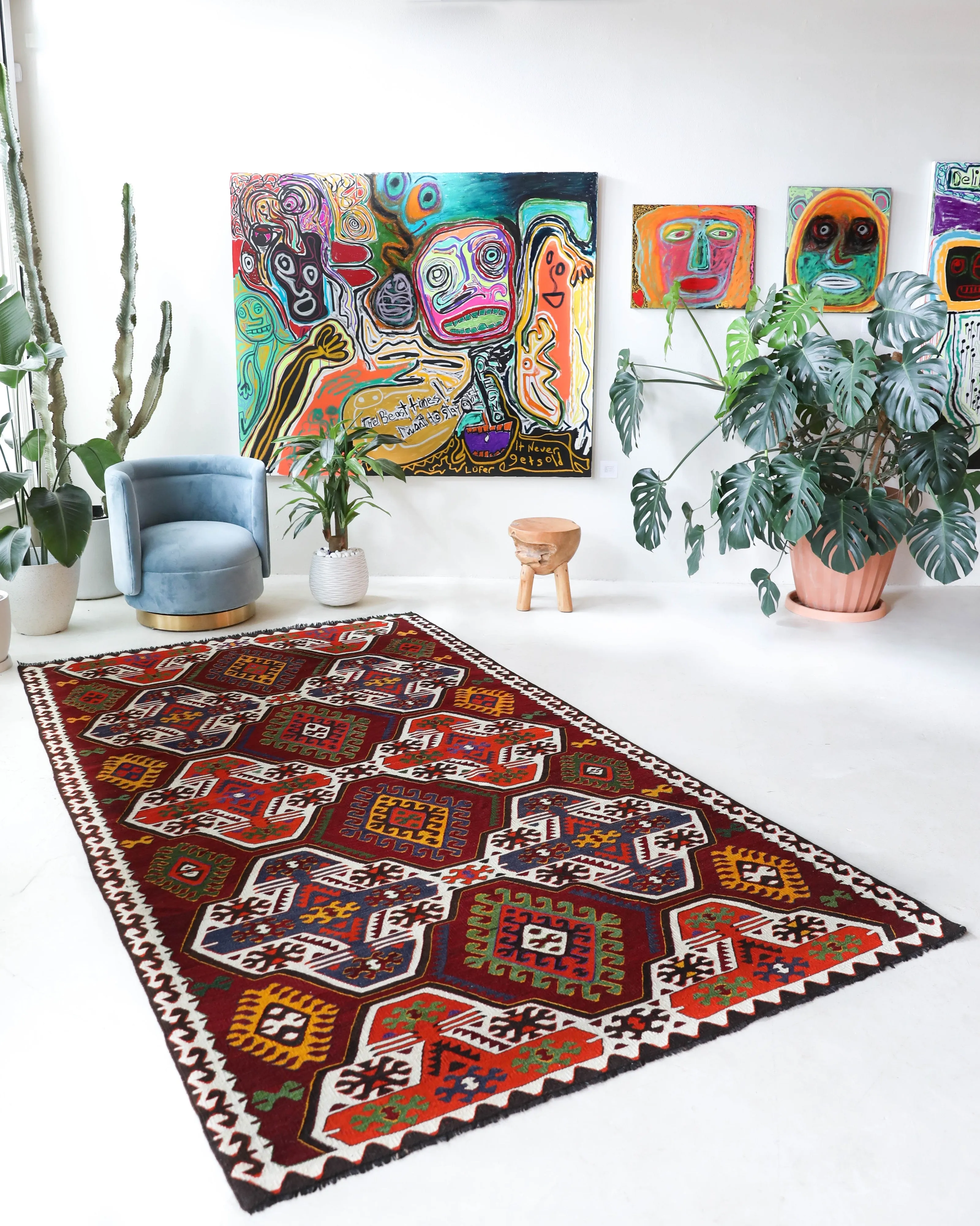 Mersin Mut Kilim Rug 6'x10'4"