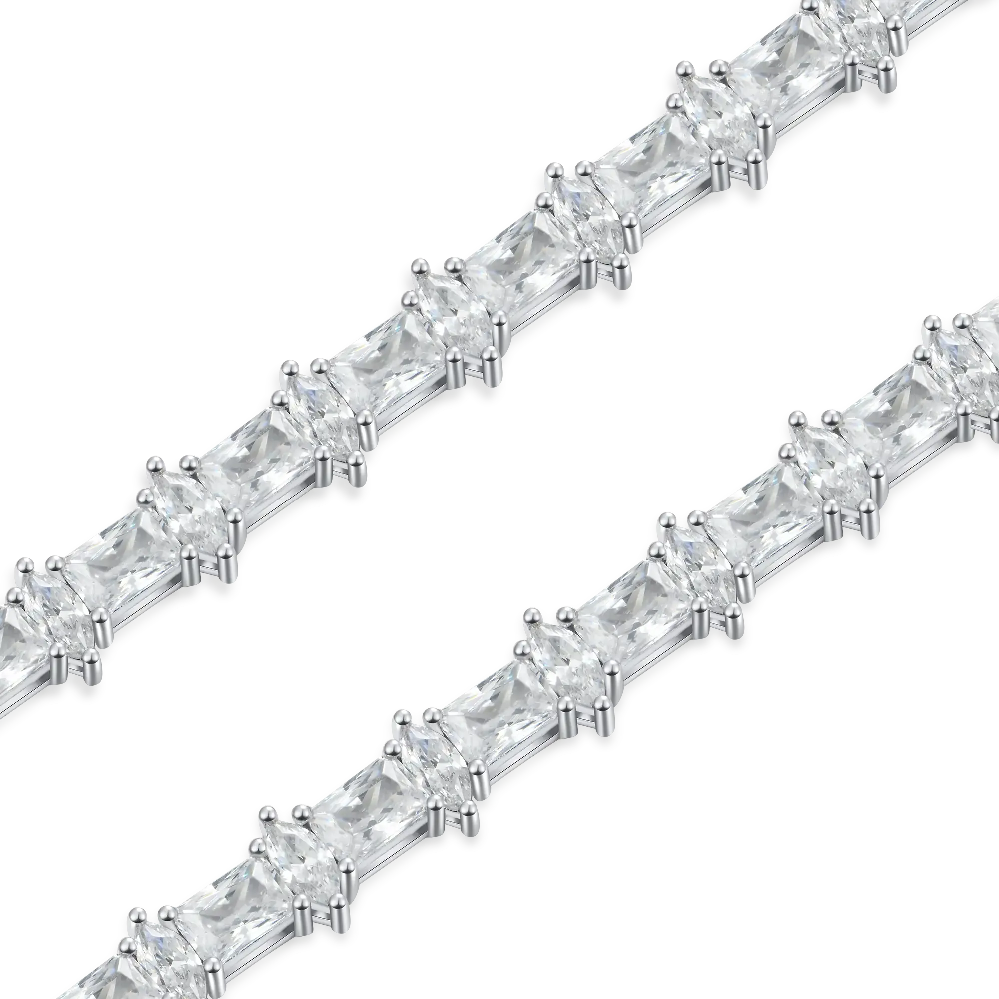 Moissanite Refined Luster Tennis Bracelet - 6mm