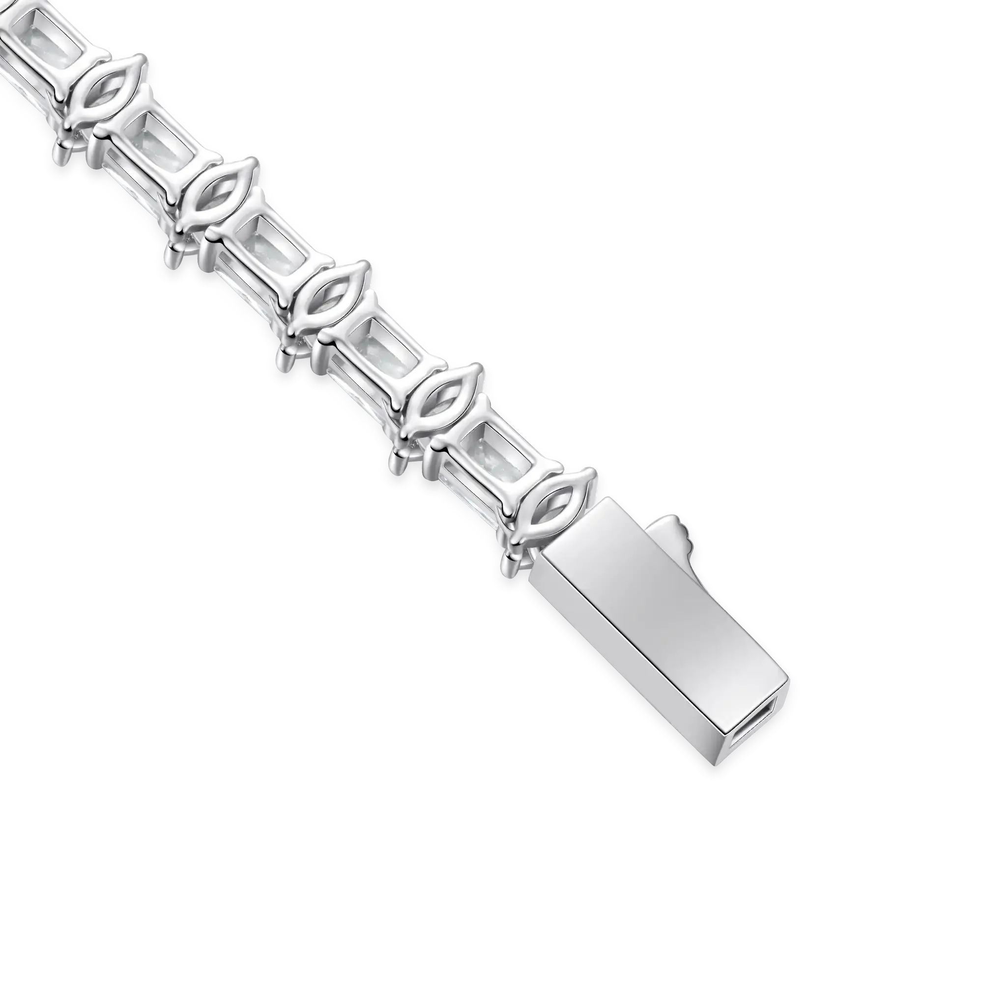 Moissanite Refined Luster Tennis Bracelet - 6mm