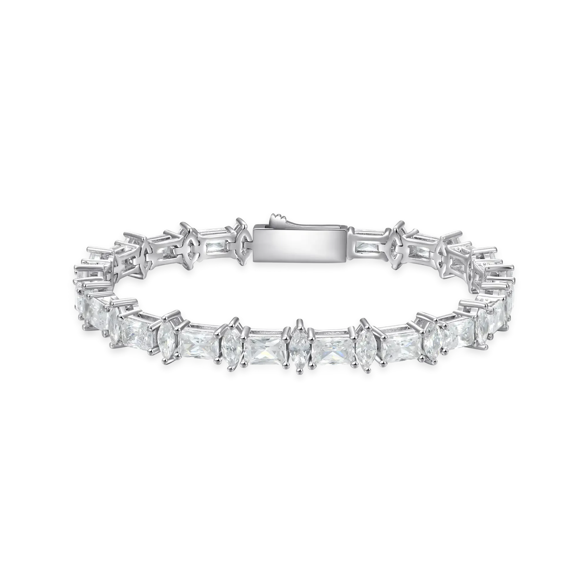 Moissanite Refined Luster Tennis Bracelet - 6mm