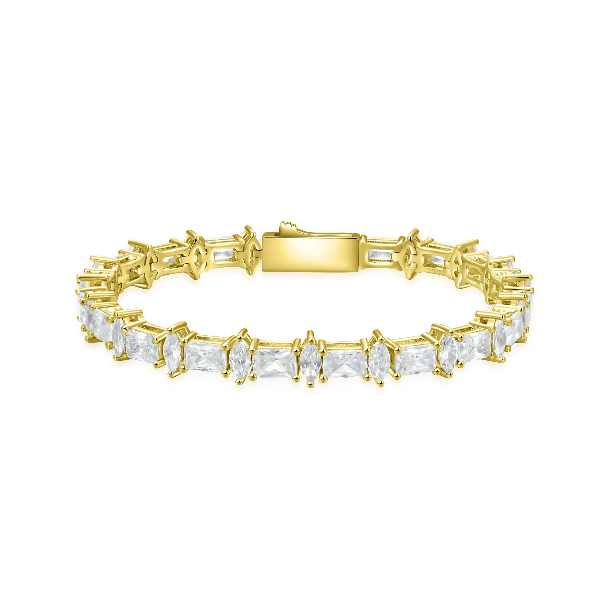 Moissanite Refined Luster Tennis Bracelet - 6mm