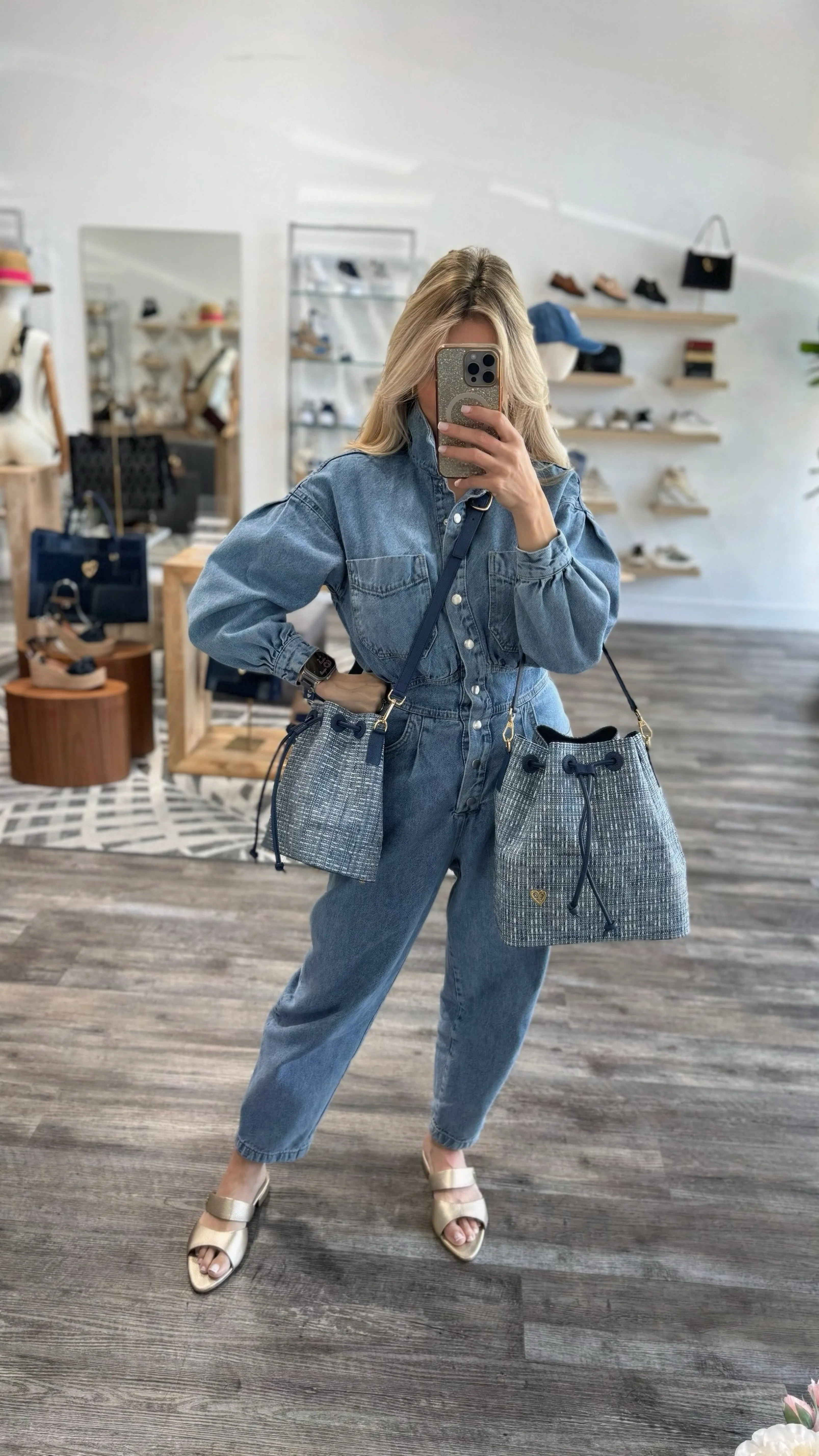 Molly Bucket Mini Bag Dual - Blue [ PRE ORDER ]