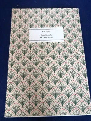 M.R. James - Some Remarks On Ghost Stories, Tragara Press 1985, Signed Proof Copy