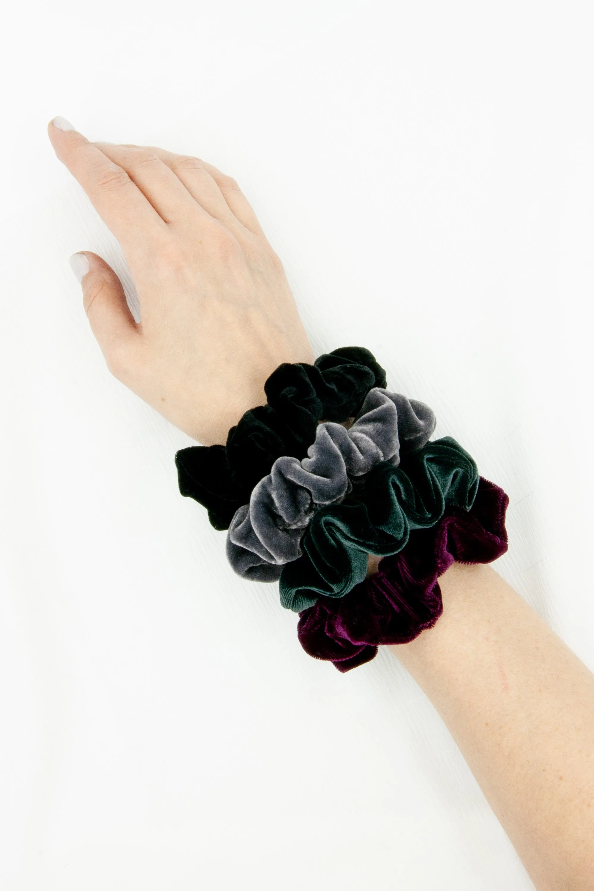 Narrow Velvet Scrunchie