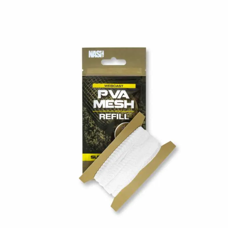 Nash Super Narrow Webcast Ultra Weave PVA Mesh Refills Clearance