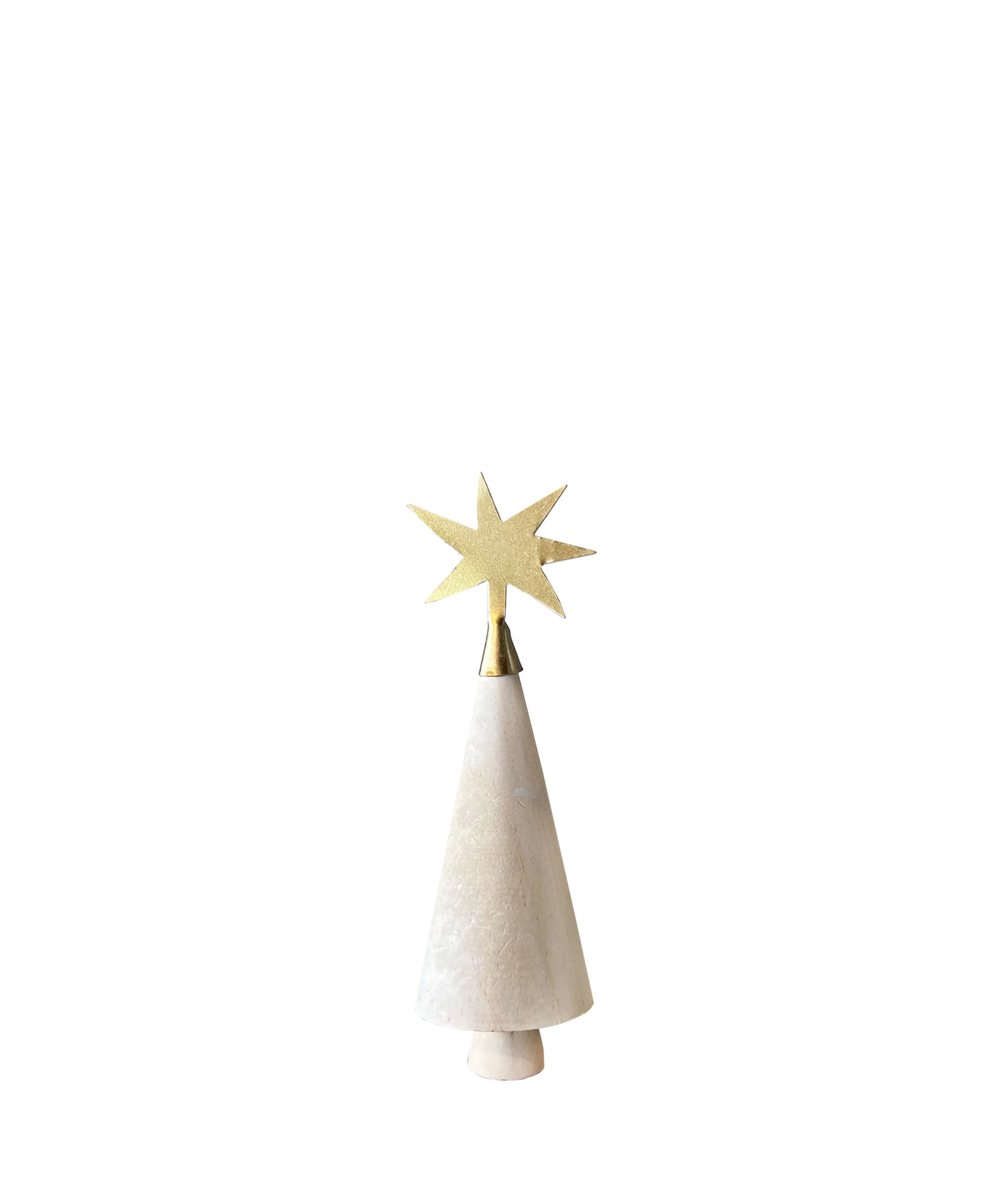 Natural Wood Trees with Rustic Metal Stars