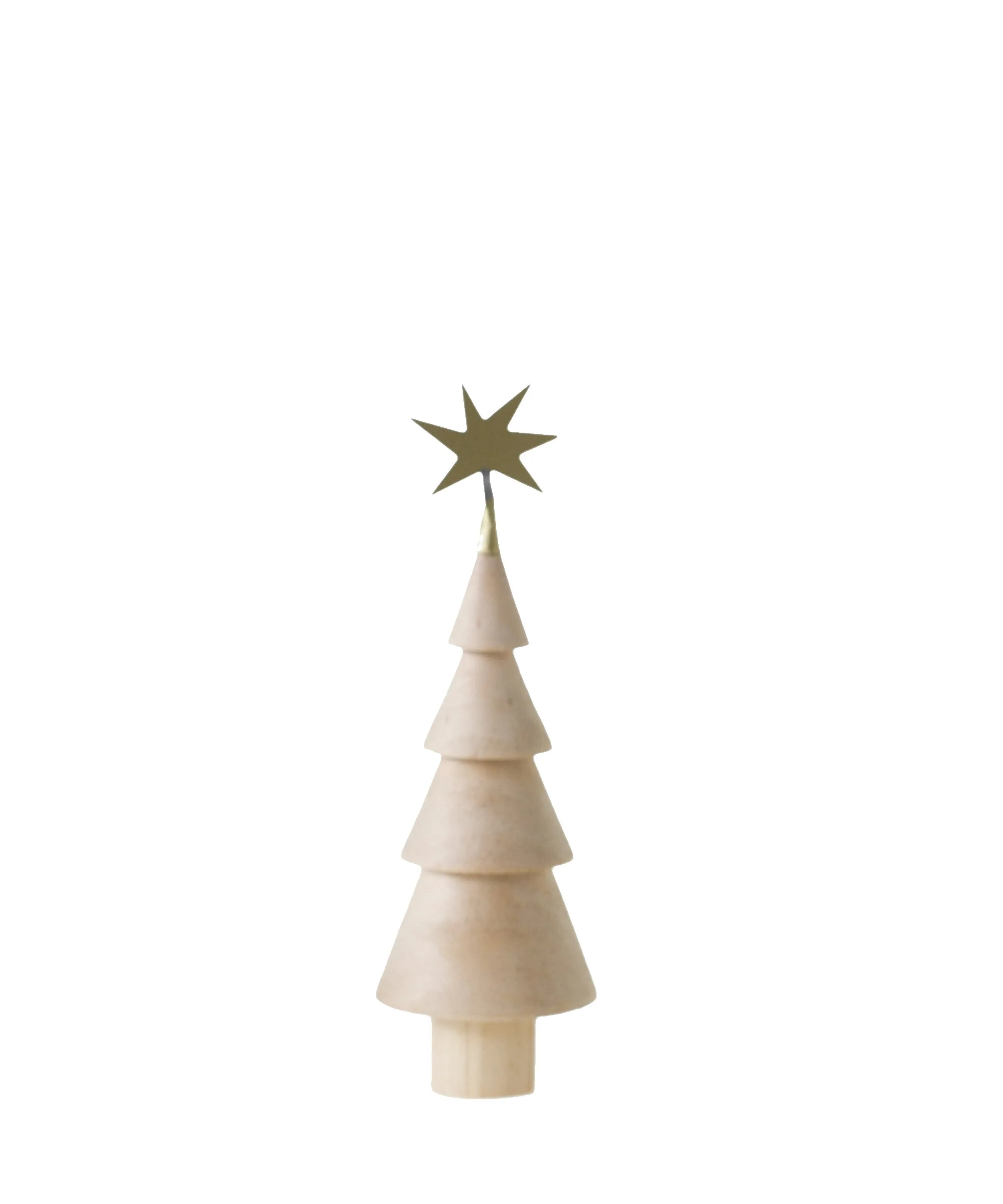 Natural Wood Trees with Rustic Metal Stars