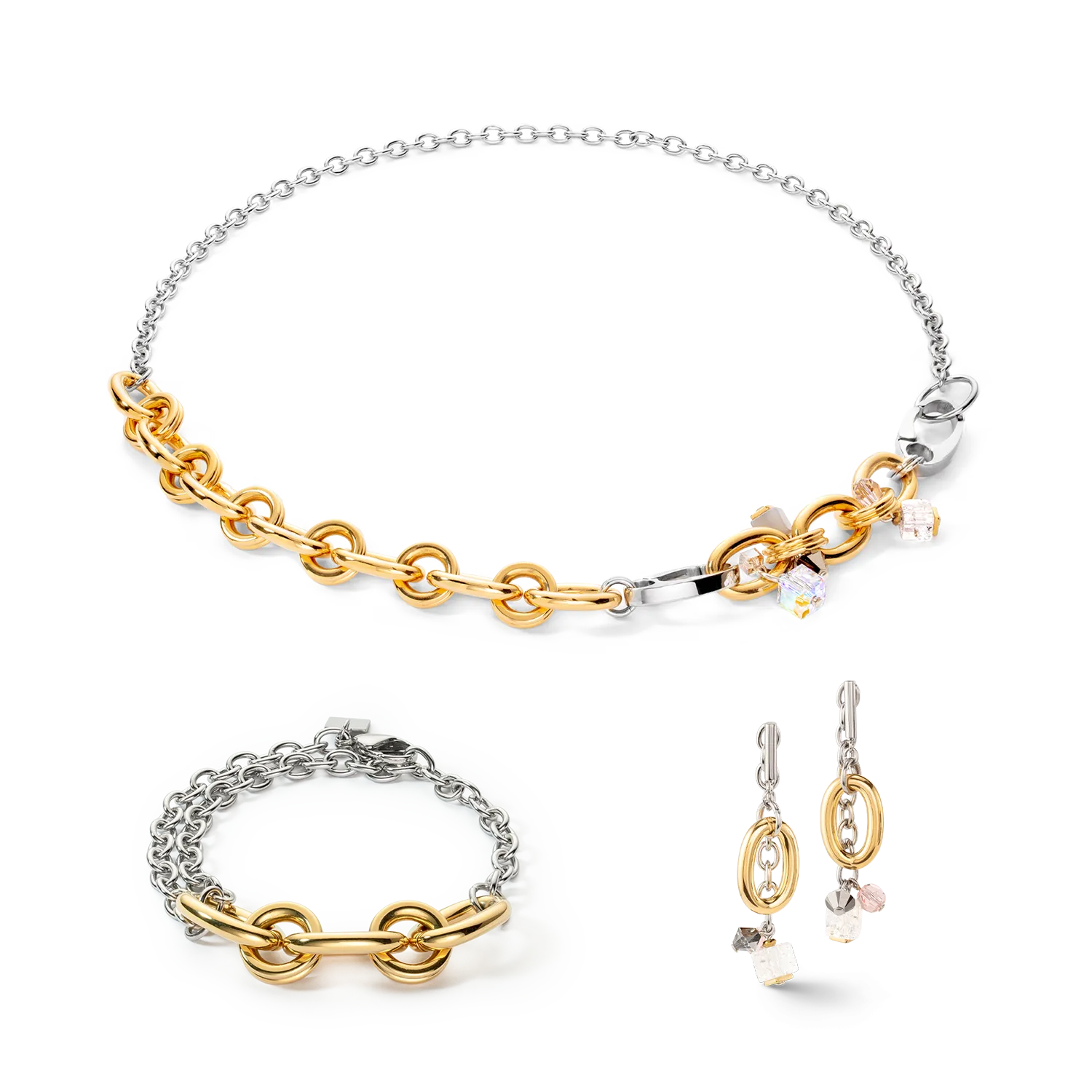 Neptune's Treasure bicolor necklace