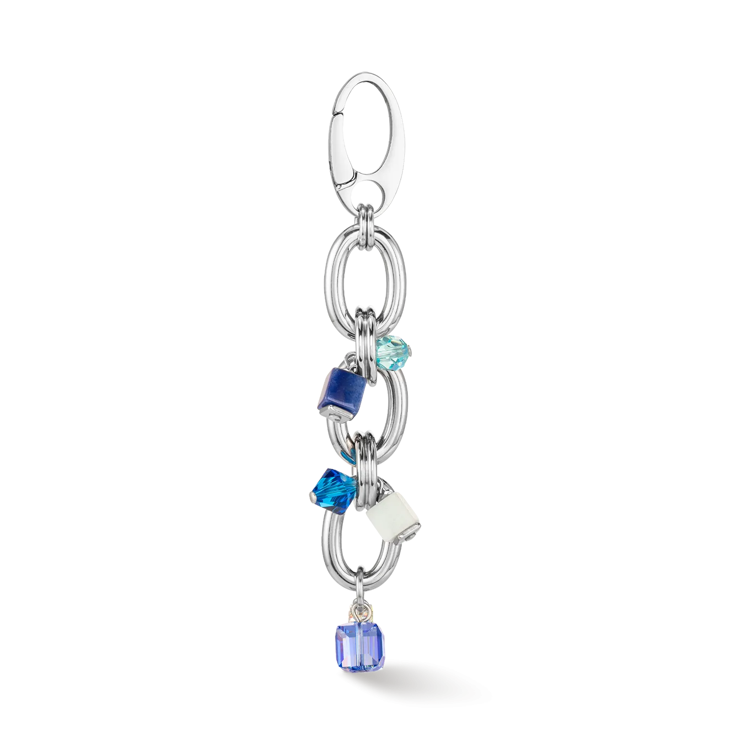 Neptune's Treasure necklace silver blue