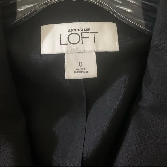 Never worn Ann Taylor Loft black suit jacket
