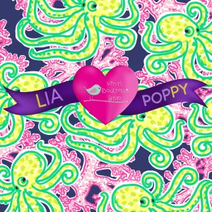 Octopus Lia Poppy Vinyl Sheet LPY-67