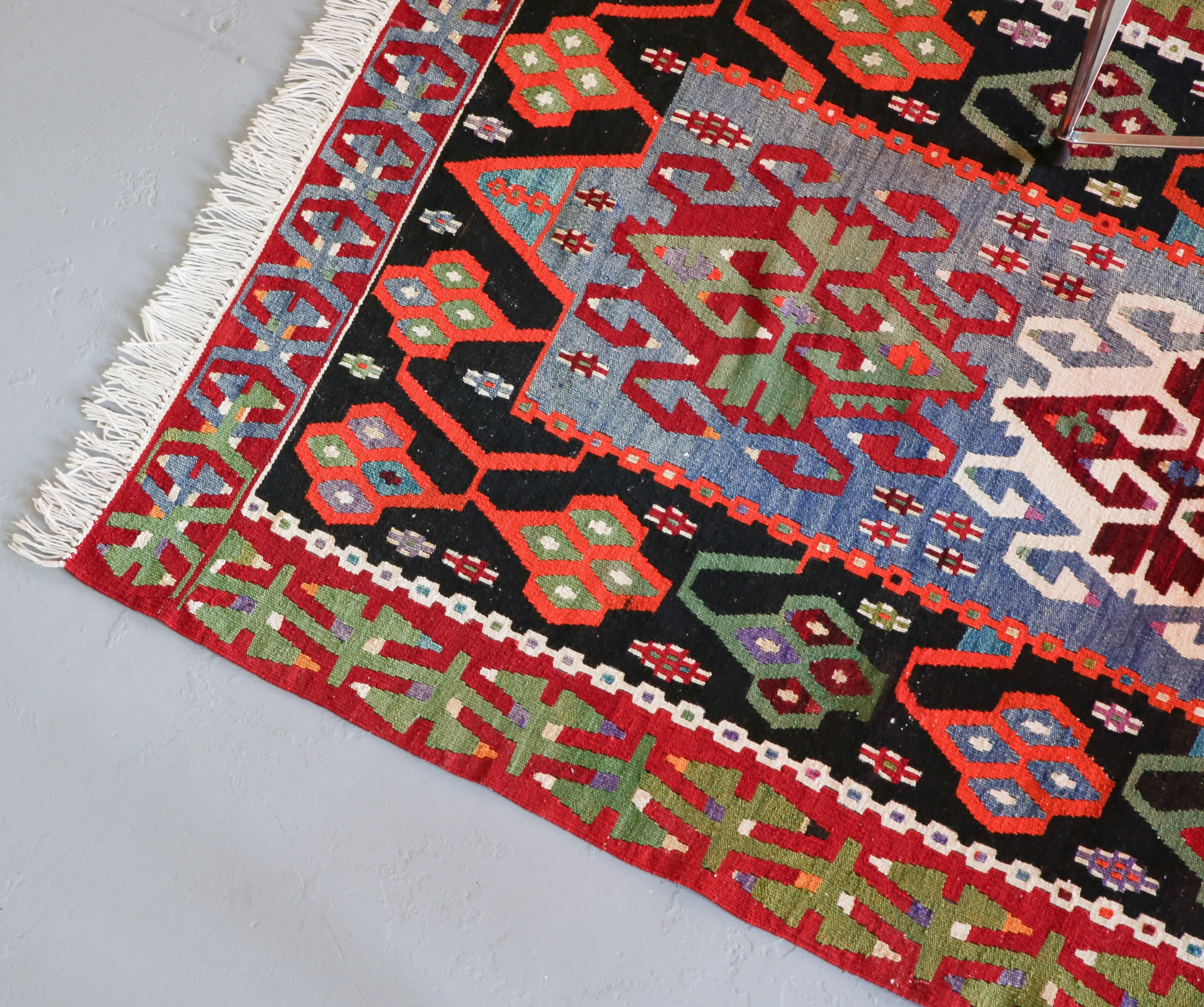 Old Oushak Esme Kilim 3.5ftx6ft