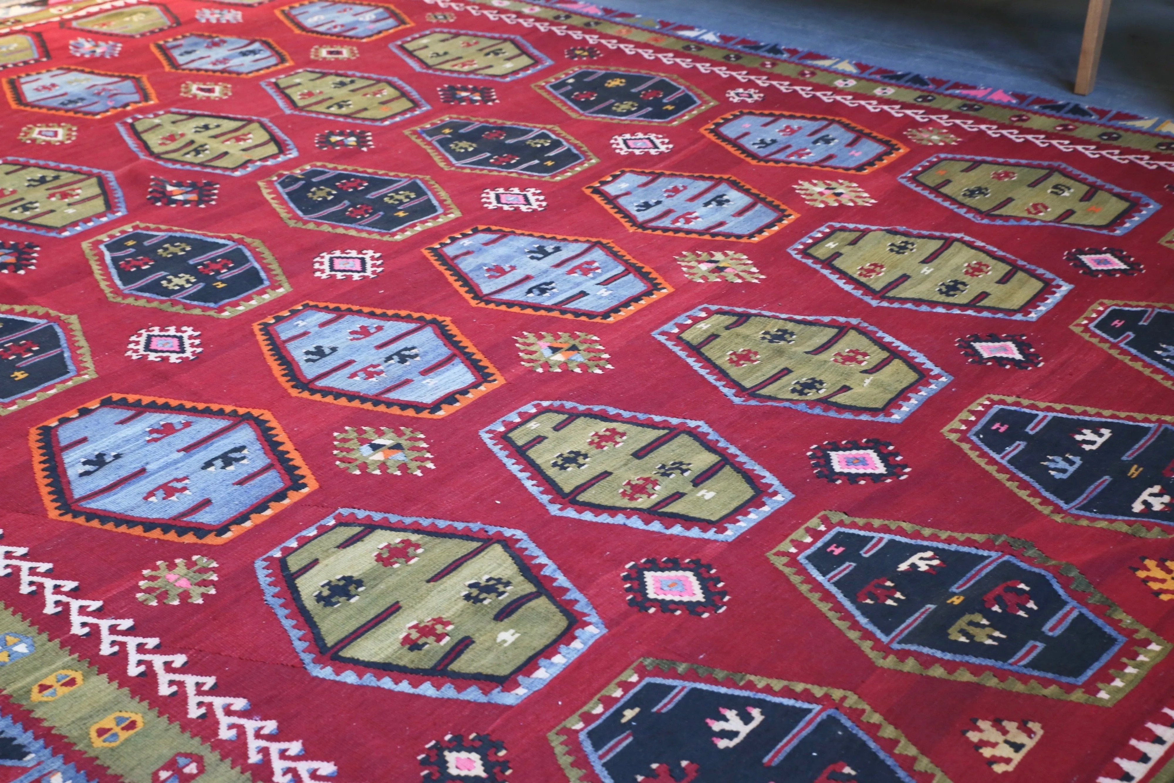 Old Sivas Sarkisla Kilim 8ftx11.9ft
