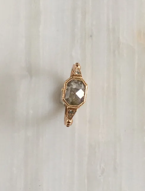 Ophelia Rustic Grey Diamond Ring