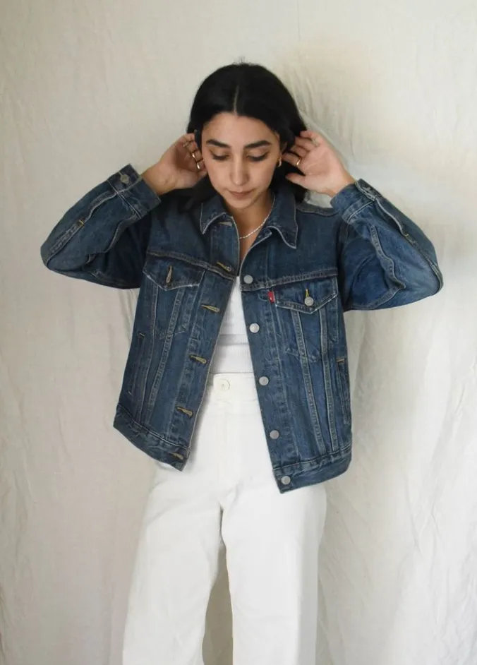 Original Cotton Denim Trucker Jacket
