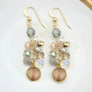 Paris Misha Colorful Cascading Earrings