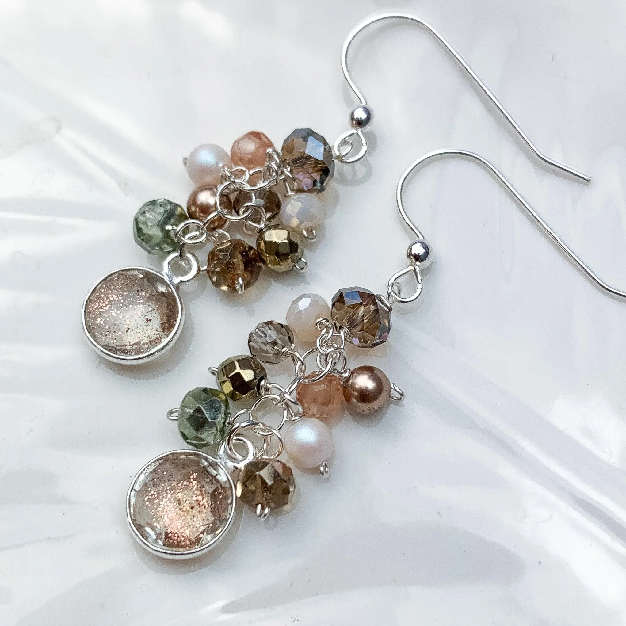 Paris Misha Colorful Cascading Earrings