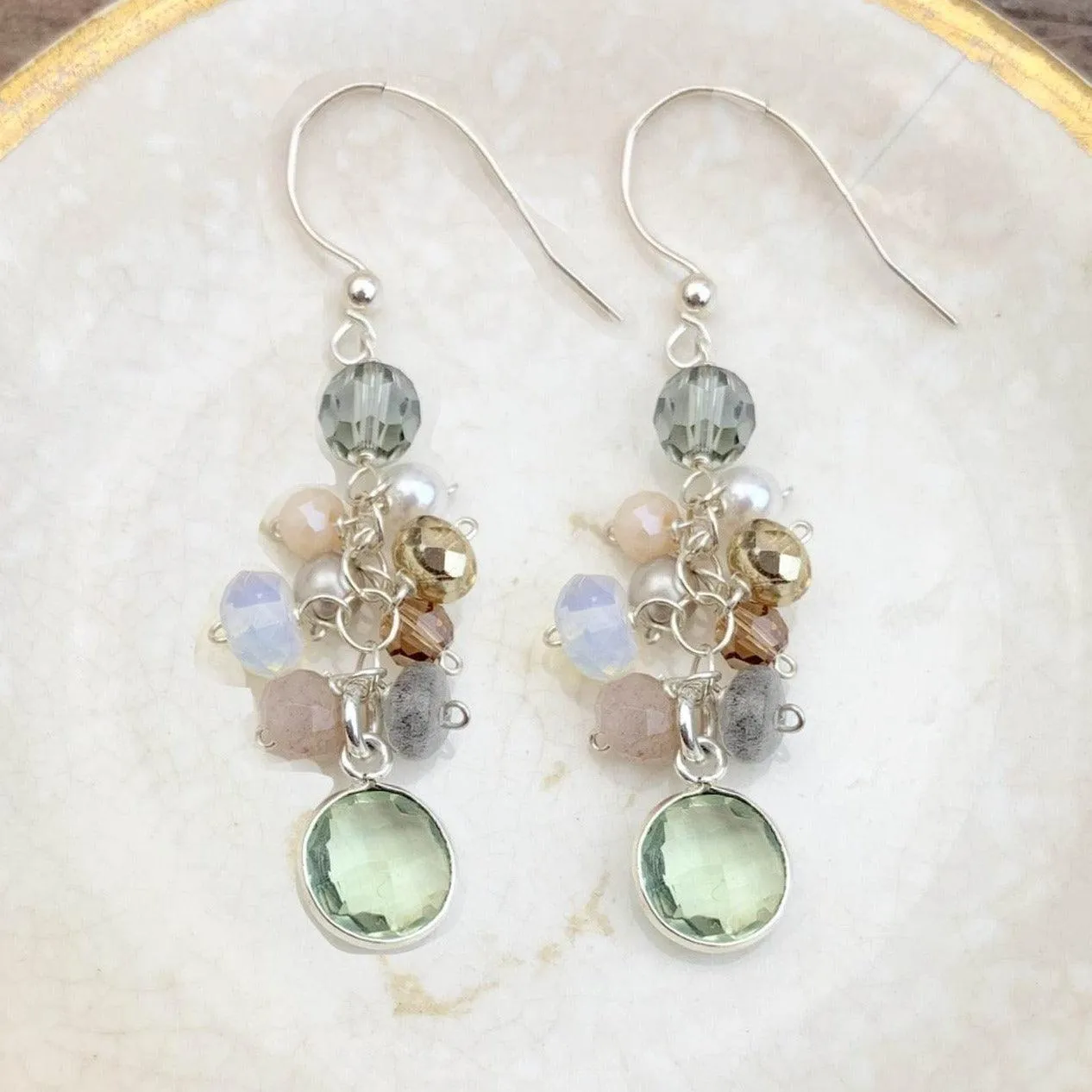 Paris Misha Colorful Cascading Earrings