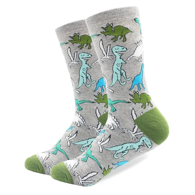 Pattern Long Tube Socks Novelty Pattern Crazy Socks
