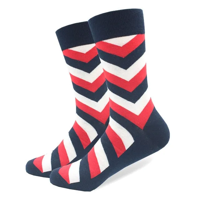 Pattern Long Tube Socks Novelty Pattern Crazy Socks