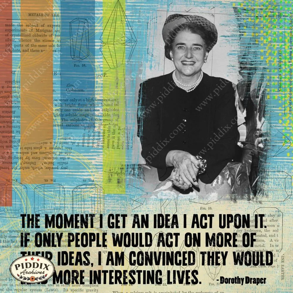 PDXC14166a -- Dorothy Draper Inspirational Quote