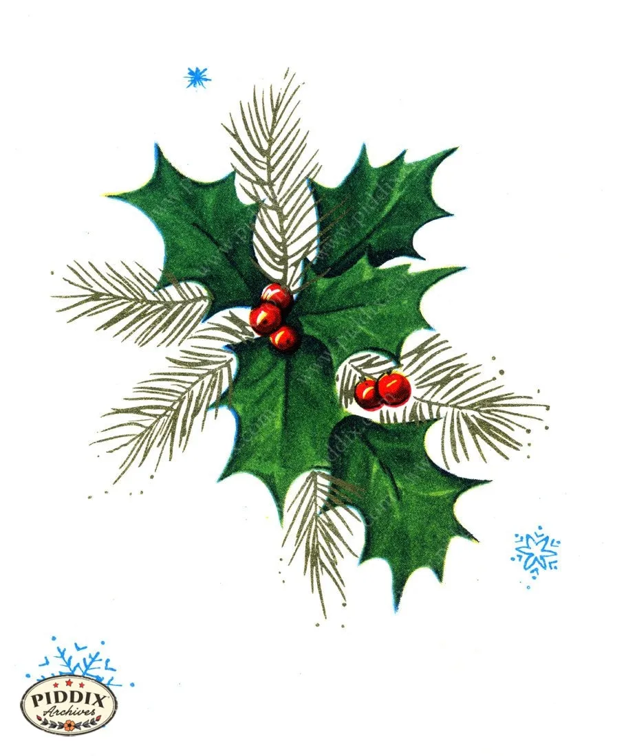 PDXC17289a & b -- Christmas Greens
