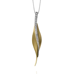 Pendant in 18k Gold with Diamonds